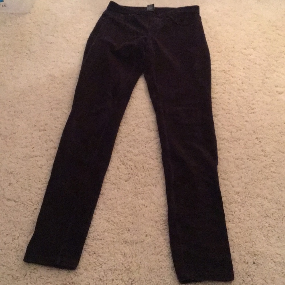 Hue black corduroy leggings